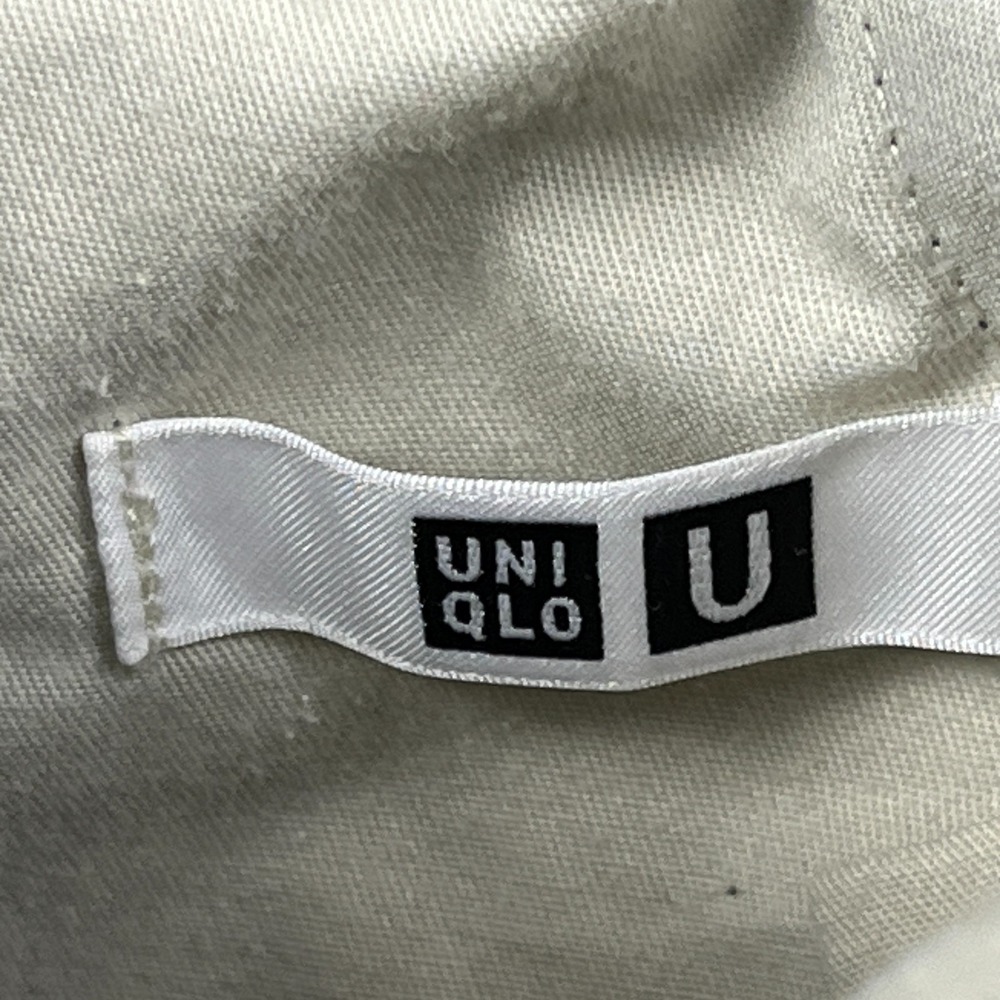 Uniqlo Wide Parachute Cargo Pants Men Small Charcoal Gray Loose Fit Straight Leg - Picture 4 of 6